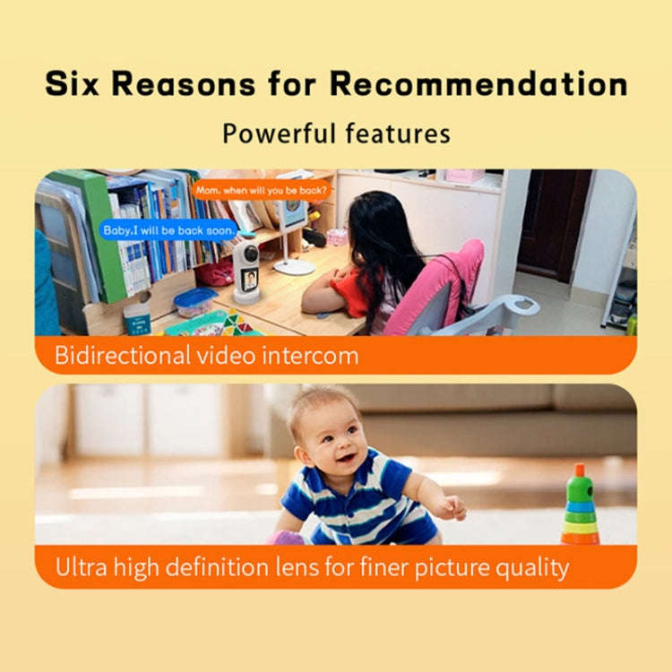 2MP HD Video Call Dual Light Full Color Night Vision WiFi Surveillance Camera(EU Plug)