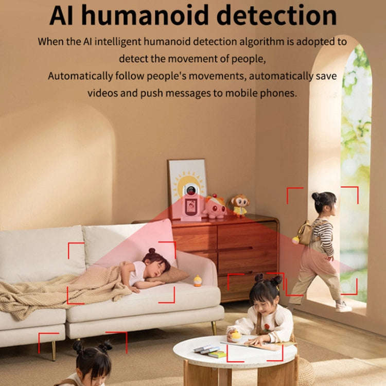 2MP HD Video Call Dual Light Full Color Night Vision WiFi Surveillance Camera(EU Plug)