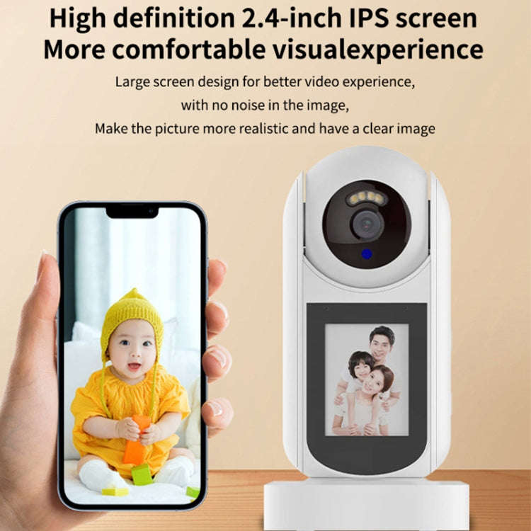 2MP HD Video Call Dual Light Full Color Night Vision WiFi Surveillance Camera(EU Plug)