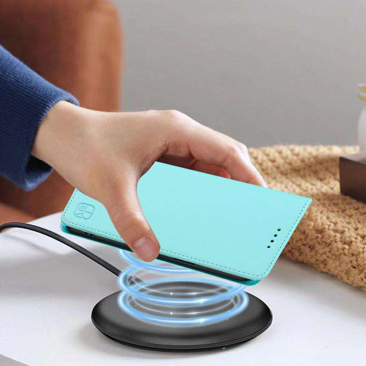For Doogee Note 56 / Note 56 Pro RC01 Dual-Folded Magnetic Suction RFID Leather Phone Case(Mint G...