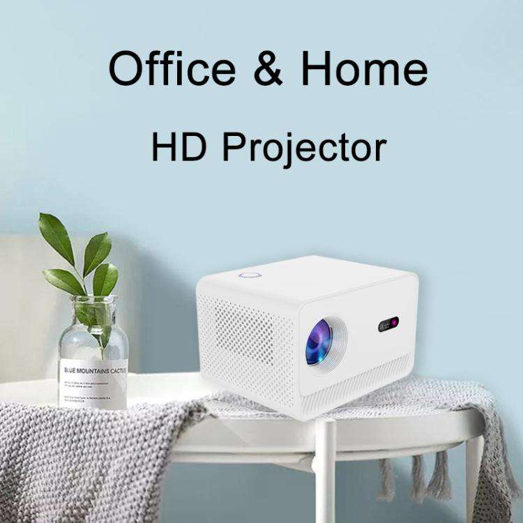 M10 1280 x 720P 200ANSI Amlogic H713 CPU Android 11.0 Smart Projector, UK Plug(White)