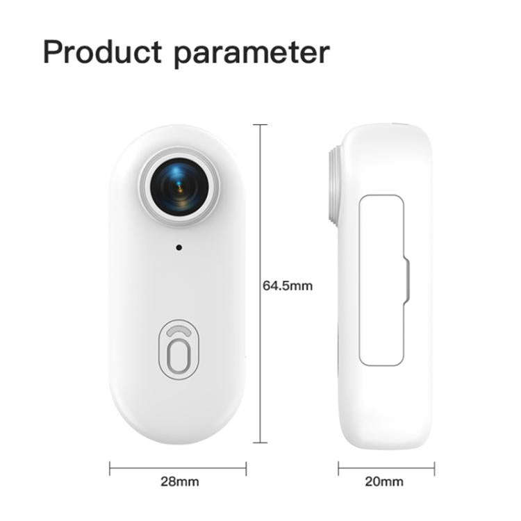 H88 4K Thumb Sports Camera Mini WiFi Camera, Specification:Simple Version(Black)