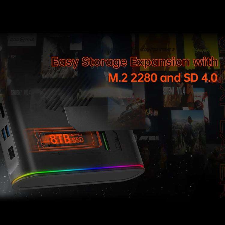 ONE-NETBOOK OneXGPU2 AMD Radeon RX 7800M 12GB Portable Expansion Dock(EU Plug)