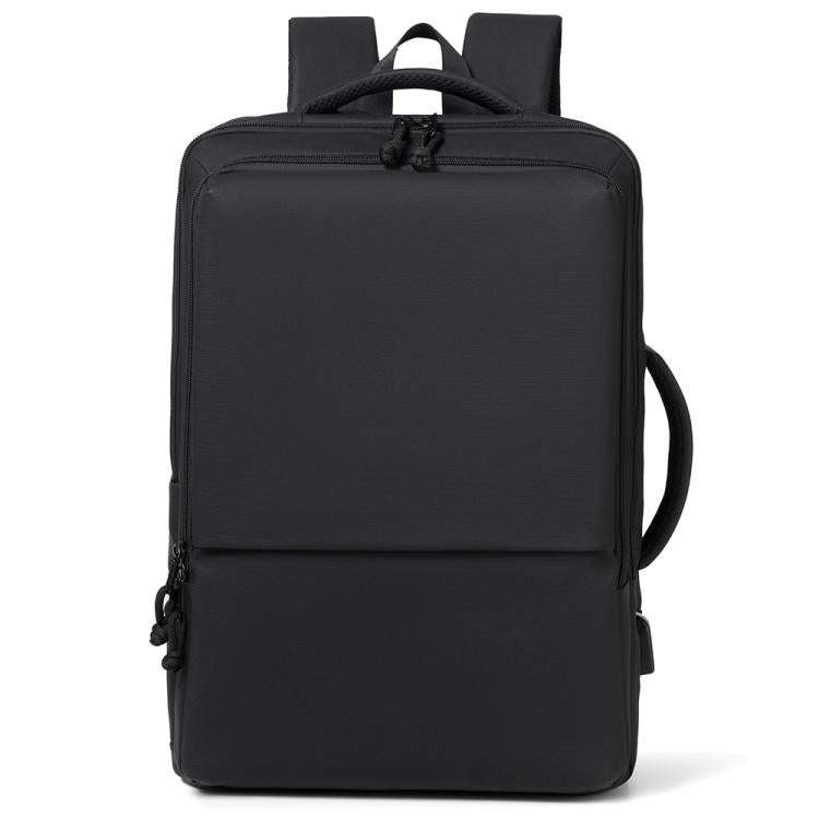 P960 Large Capacity Water Resistant Fashionable Backpack(Black)