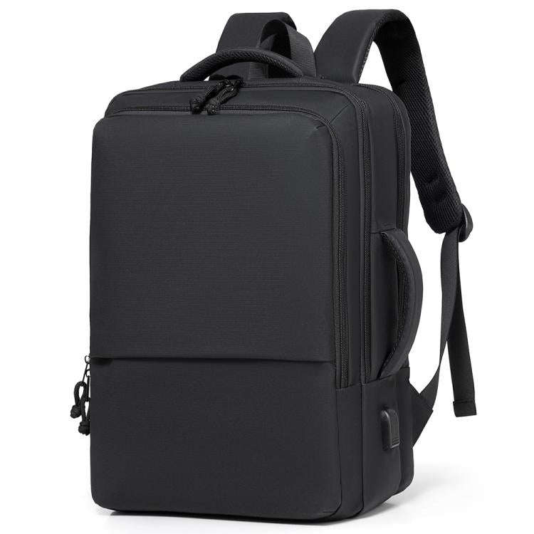 P960 Large Capacity Water Resistant Fashionable Backpack(Black)