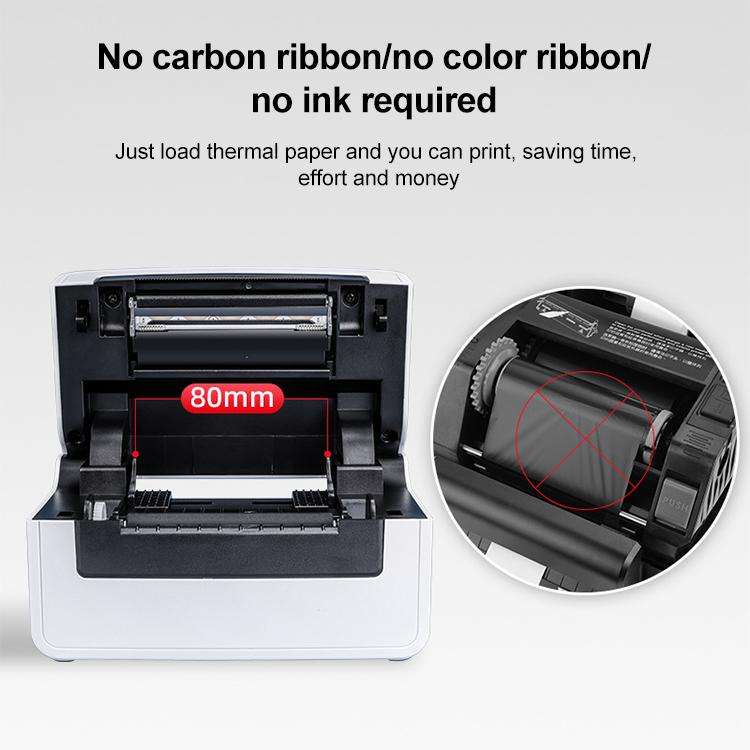 HPRT N31C Computer Version Express Electronic Waybill Printer, Plug:AU Plug(White)