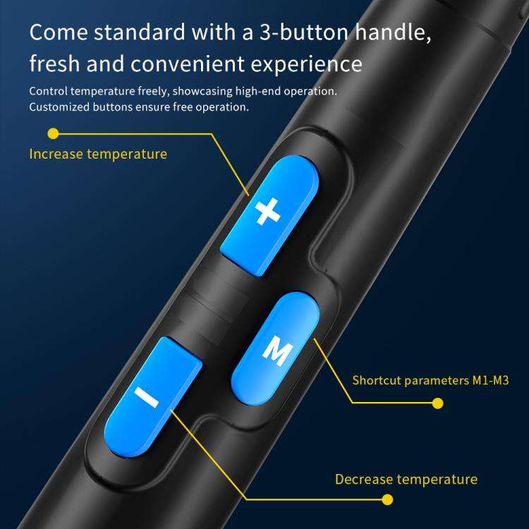 Aixun T225 4 in 1 Intelligent 7 Core Soldering Handle for C250 / C150 / C080 / C030 Soldering Tips