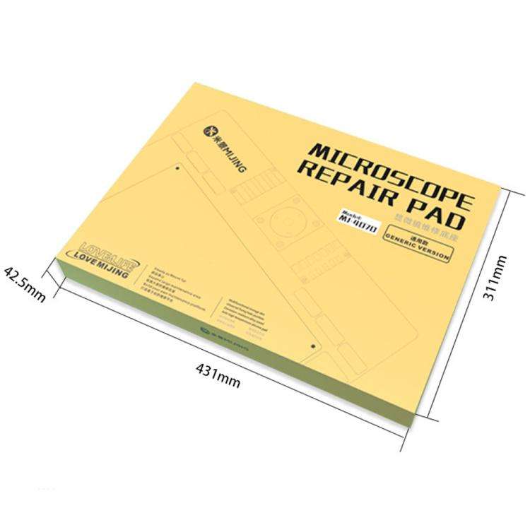Mijing Fixed Rod Diameter 32mm Universal Microscope Aluminum Alloy Big Base, Mold:MJ-4070