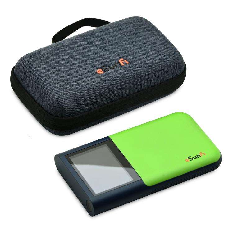 eSunFi 2.4 inch 5G ESIM WiFi Hotspot, Qualcomm Snapdragon X62 iC, Version:EAU Version(Green)
