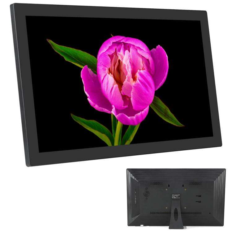 XCLT2150 21.5 inch LED Display Digital Photo Frame, Plug Type:EU Plug(Black)