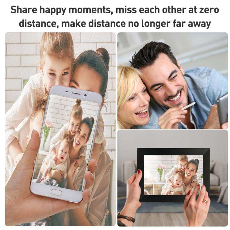 xclt1010 10.1 inch IPS Display Honeycomb Pattern WiFi Cloud Photo Frame, RK3126C Quad Core up to ...