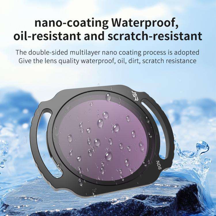 For DJI O4 Air Unit Pro / Avata 2 JSR YB Series Camera Lens Filter, Filter:MCUV x 2