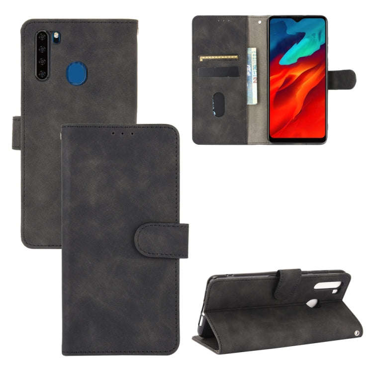 For Blackview A80 Pro Solid Color Skin Feel Magnetic Buckle Horizontal Flip Calf Texture PU Leath...