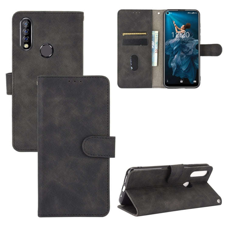 For Oukitel C17 / C17 Pro Solid Color Skin Feel Magnetic Buckle Horizontal Flip Calf Texture PU L...