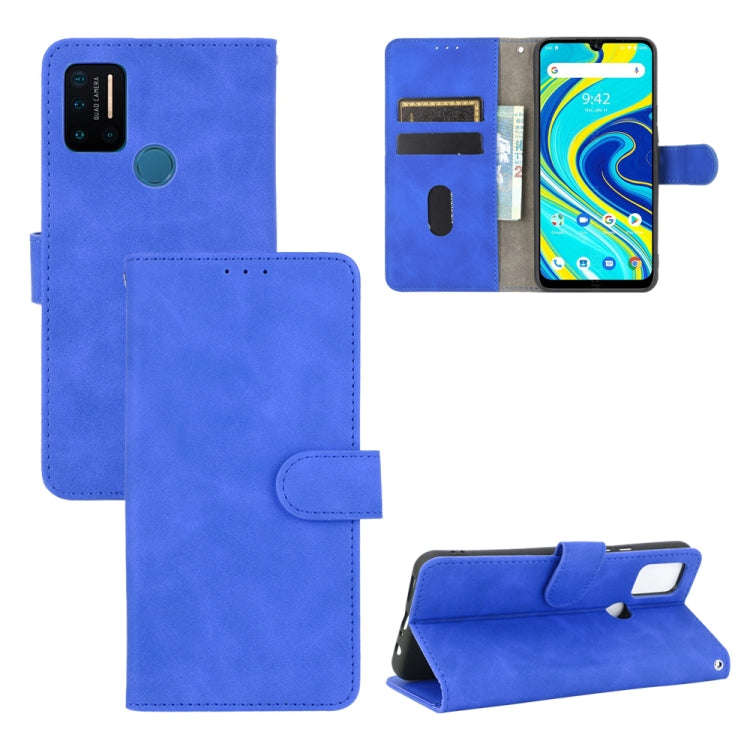 For UMIDIGI A7 Pro Solid Color Skin Feel Magnetic Buckle Horizontal Flip Calf Texture PU Leather ...
