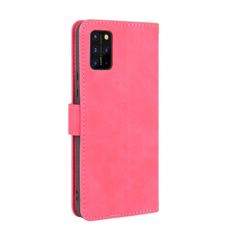 For UMIDIGI S5 Pro Solid Color Skin Feel Magnetic Buckle Horizontal Flip Calf Texture PU Leather ...