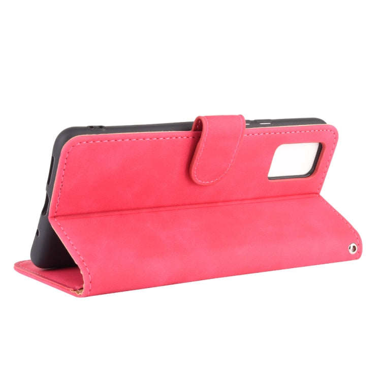 For UMIDIGI S5 Pro Solid Color Skin Feel Magnetic Buckle Horizontal Flip Calf Texture PU Leather ...