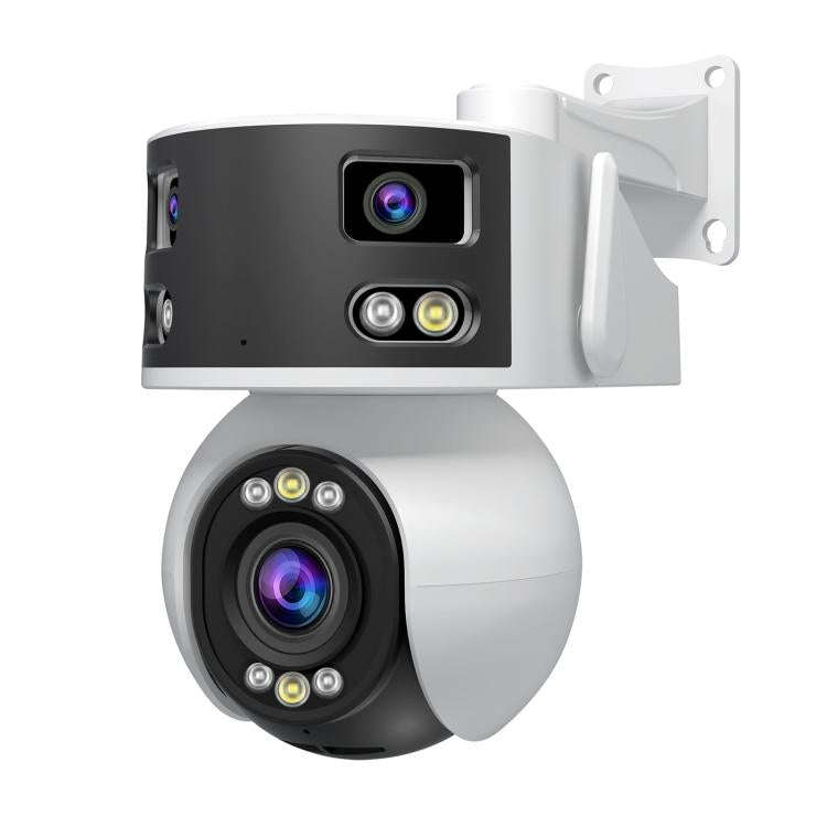 SriHome SH055B 8MP HD Multi-lens Super Wide Angle Panoramic PTZ Dome Camera(UK Plug)