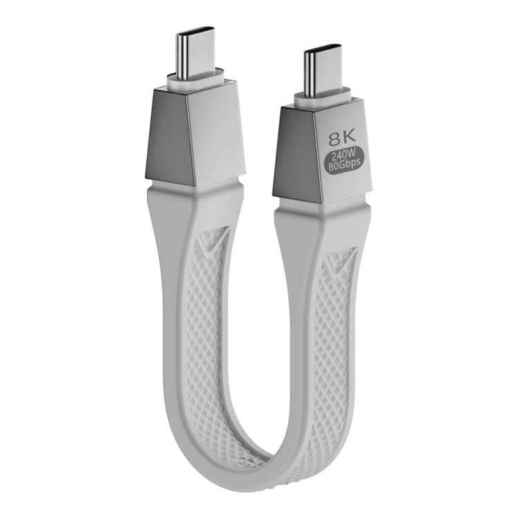 240W 8K 80Gbps USB-C / Type-C to USB-C / Type-C For Thunderbolt 5 Full Function FPC Cable Data Ca...