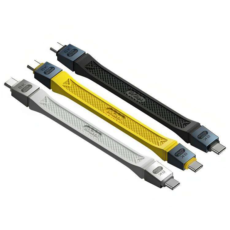 240W 8K 80Gbps USB-C / Type-C to USB-C / Type-C For Thunderbolt 5 Full Function FPC Cable Data Ca...