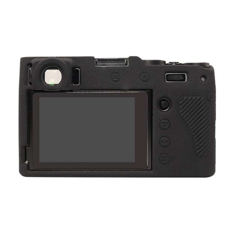 For FUJIFILM X100VI Litchi Texture Soft Silicone Protective Case(Black)