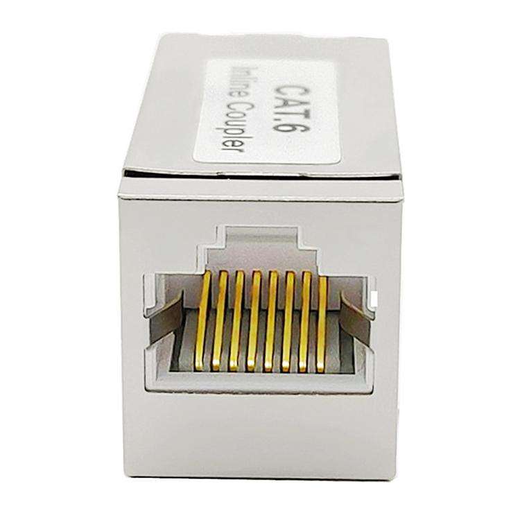 RJ45 Coupler Shielded Ethernet Cable Extender, Model:CAT6
