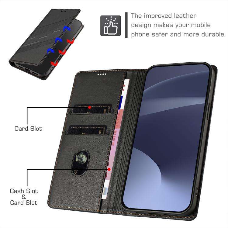 For Oukitel C59 Pro Embossed Multi-functional Wallet Retro Leather Phone Case(Black)