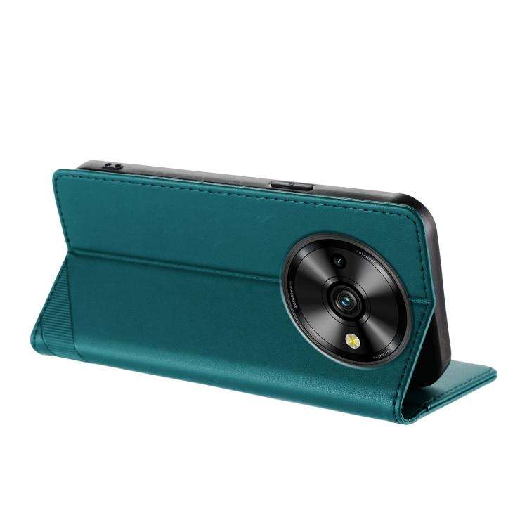 For Oukitel C59 Pro Embossed Multi-functional Wallet Retro Leather Phone Case(Dark Green)