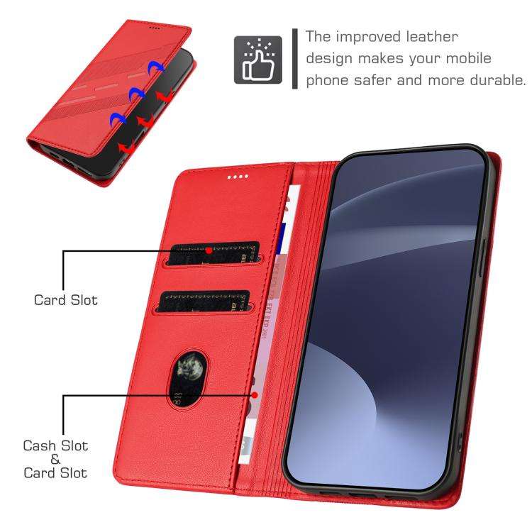 For Oukitel C1 / C1 Pro Embossed Multi-functional Wallet Retro Leather Phone Case(Red)