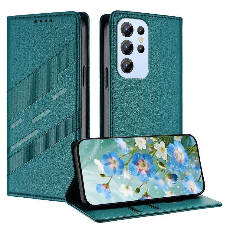 For Oukitel C1 / C1 Pro Embossed Multi-functional Wallet Retro Leather Phone Case(Dark Green)