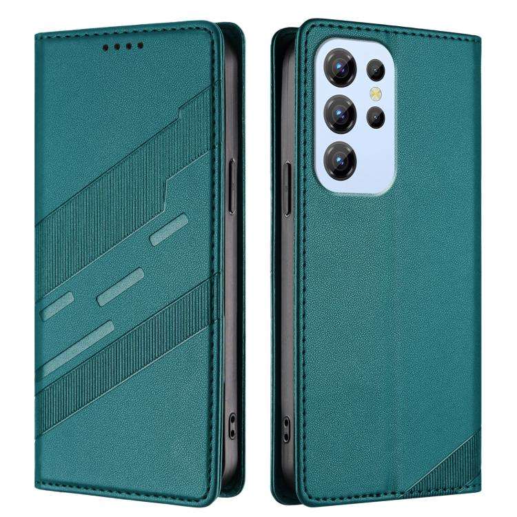 For Oukitel C1 / C1 Pro Embossed Multi-functional Wallet Retro Leather Phone Case(Dark Green)