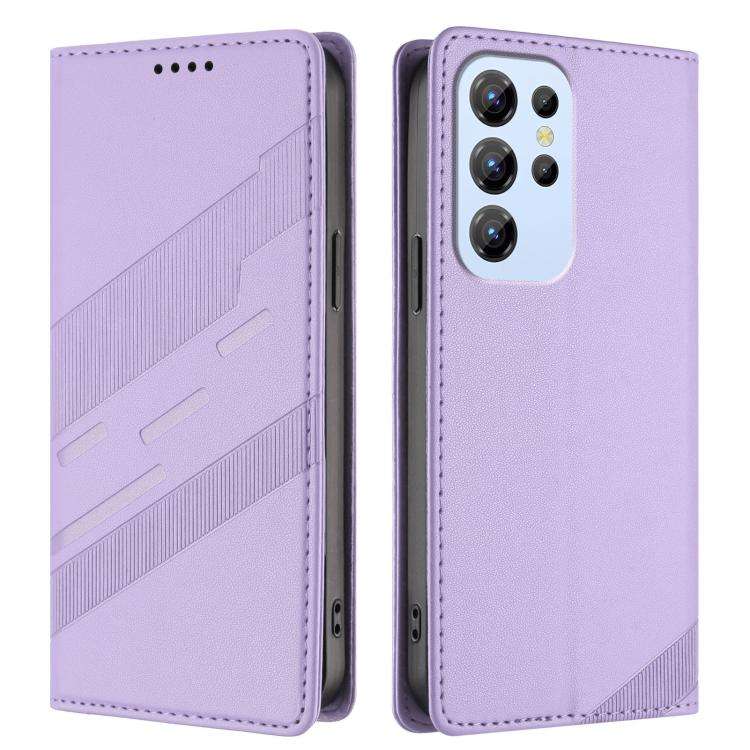 For Oukitel C1 / C1 Pro Embossed Multi-functional Wallet Retro Leather Phone Case(Light Purple)