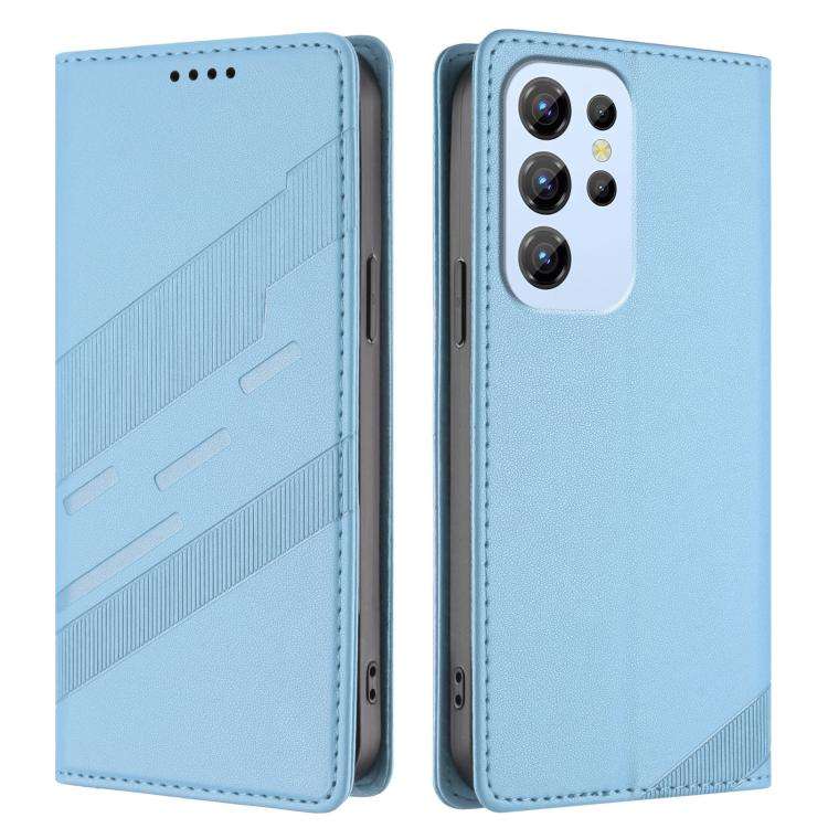 For Oukitel C1 / C1 Pro Embossed Multi-functional Wallet Retro Leather Phone Case(Light Blue)