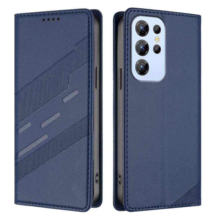 For Oukitel C1 / C1 Pro Embossed Multi-functional Wallet Retro Leather Phone Case(Dark Blue)