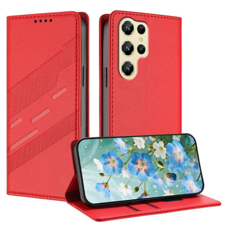 For Oukitel C61 / C61 Pro Embossed Multi-functional Wallet Retro Leather Phone Case(Red)