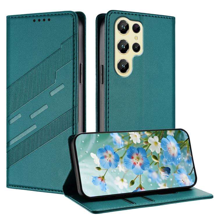 For Oukitel C61 / C61 Pro Embossed Multi-functional Wallet Retro Leather Phone Case(Dark Green)