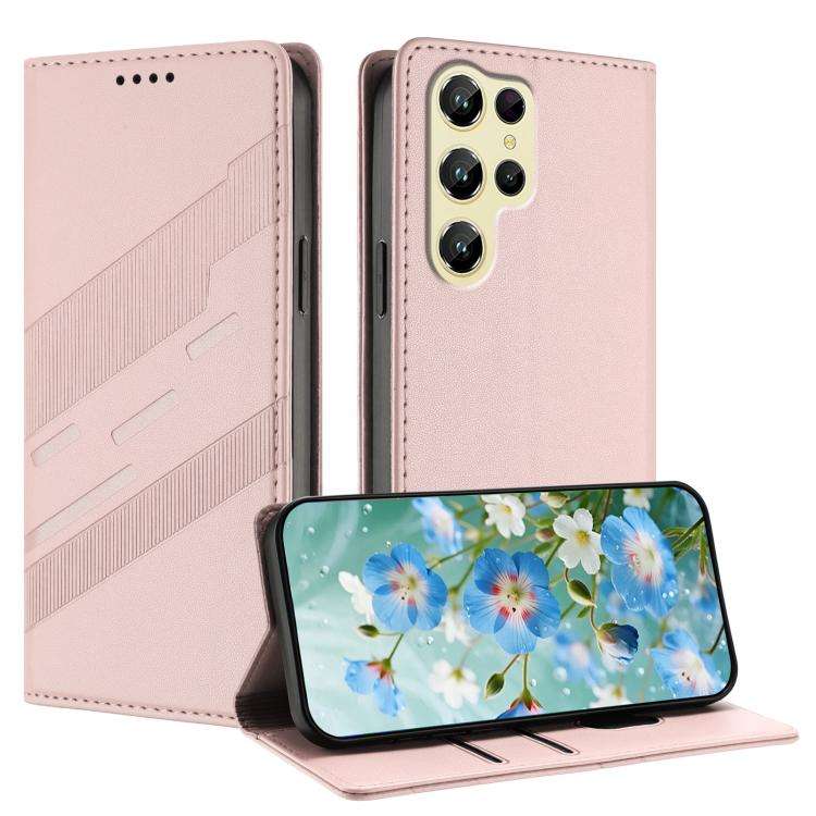 For Oukitel C61 / C61 Pro Embossed Multi-functional Wallet Retro Leather Phone Case(Pink)