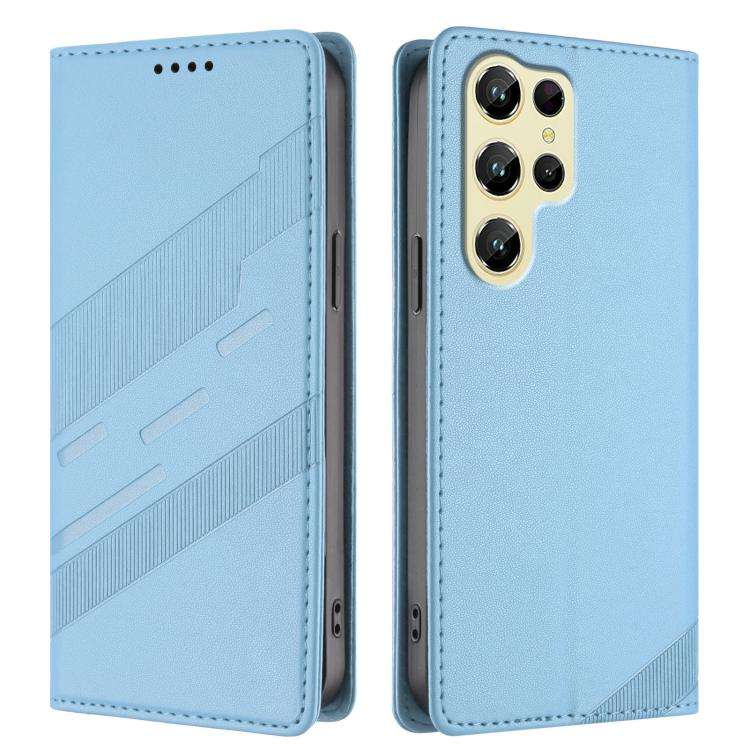 For Oukitel C61 / C61 Pro Embossed Multi-functional Wallet Retro Leather Phone Case(Light Blue)