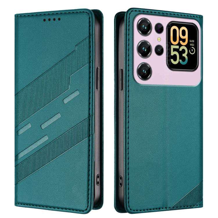For Oukitel C62 / C62 Pro Embossed Multi-functional Wallet Retro Leather Phone Case(Dark Green)