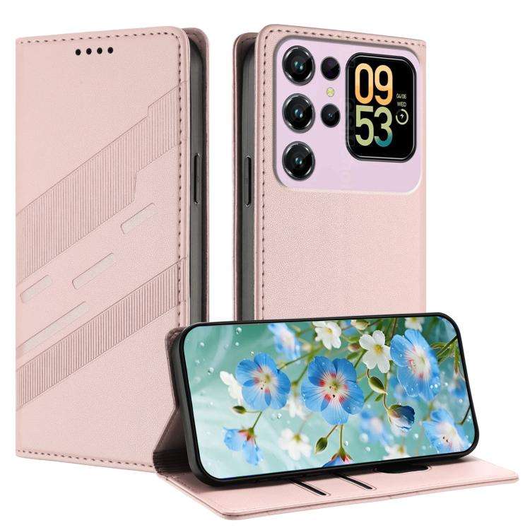 For Oukitel C62 / C62 Pro Embossed Multi-functional Wallet Retro Leather Phone Case(Pink)