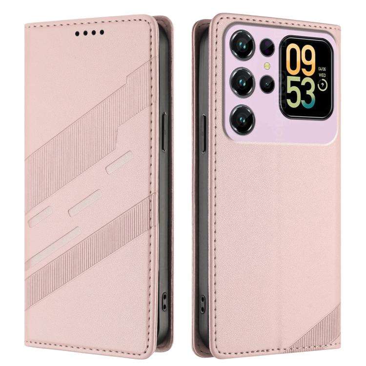 For Oukitel C62 / C62 Pro Embossed Multi-functional Wallet Retro Leather Phone Case(Pink)