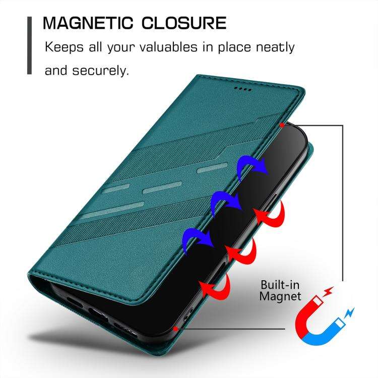 For Oukitel C65 / C65 Pro Embossed Multi-functional Wallet Retro Leather Phone Case(Dark Green)