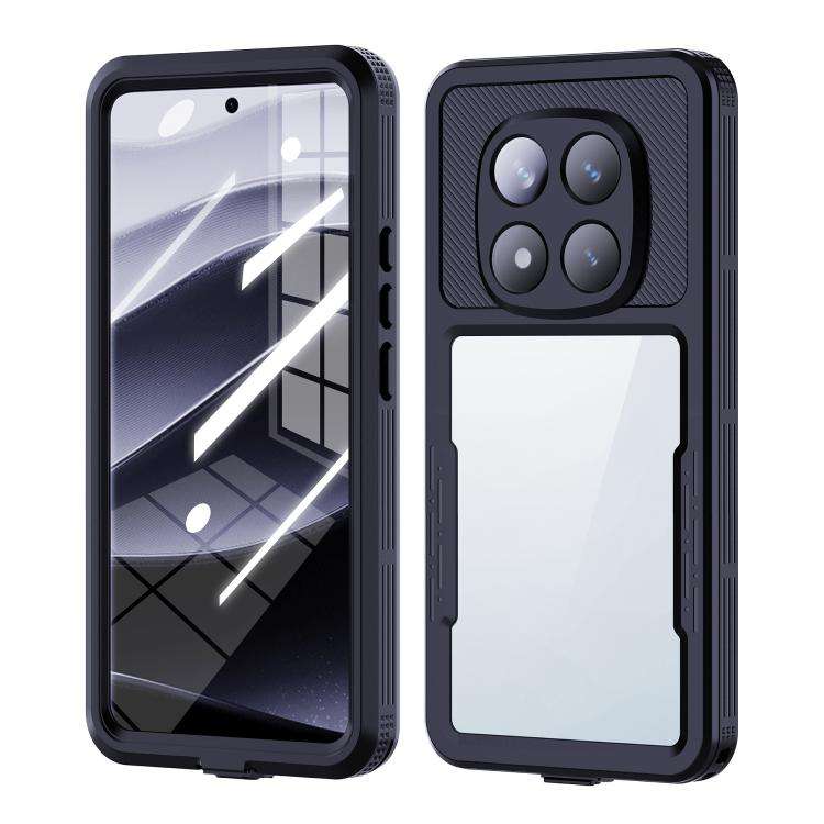 For Redmi Note 14 Pro 5G RedPepper Mars Series IP68 Waterproof Phone Case(Black)