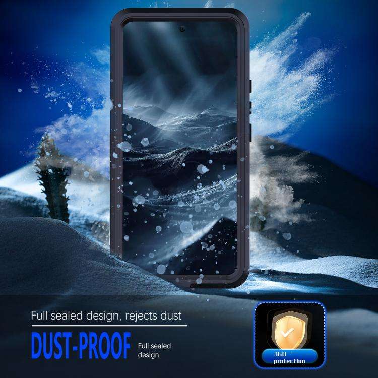 For Redmi Note 14 Pro 5G RedPepper Mars Series IP68 Waterproof Phone Case(Black)