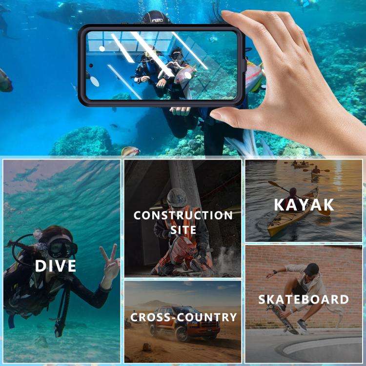 For Redmi Note 14 Pro 5G RedPepper Mars Series IP68 Waterproof Phone Case(Black)