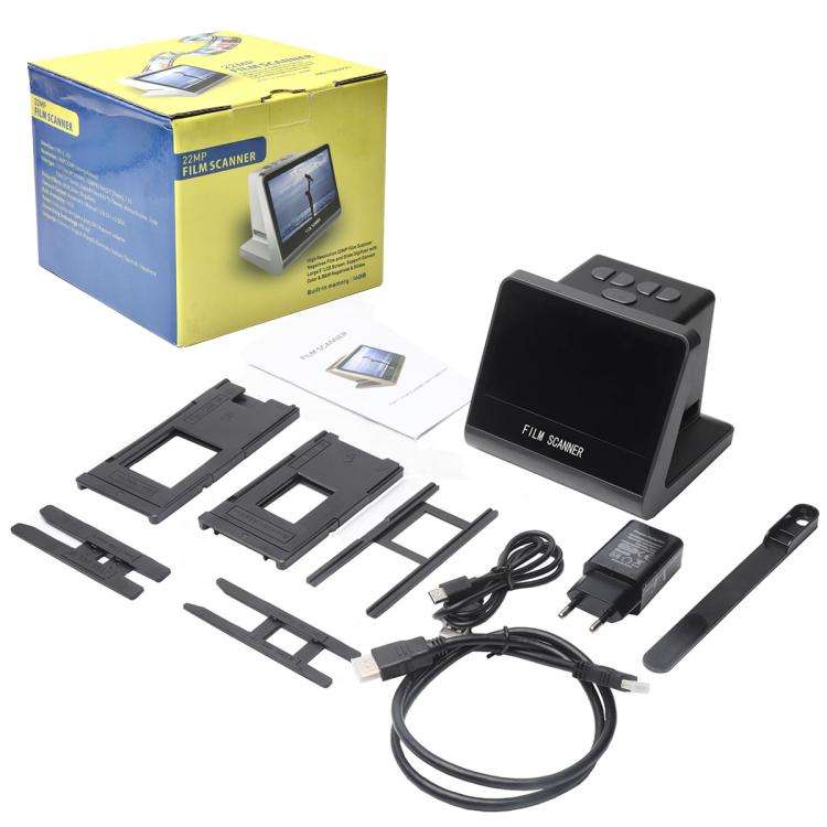 Tonivent TON170 14 Mega Pixels 5 inch HD Screen Film Scanner, Plug:AU Plug(Black)