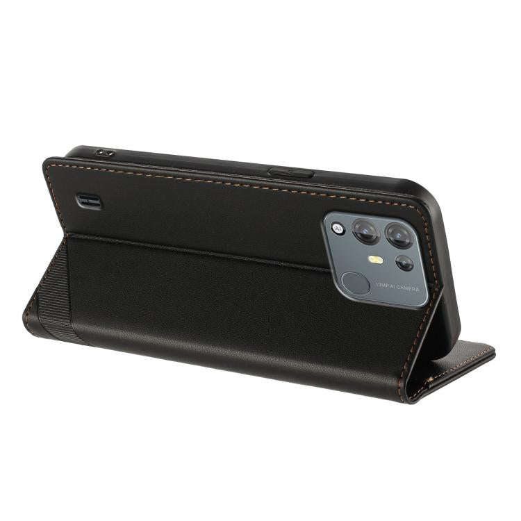 For Blackview A55 Pro Embossed Multi-functional Wallet Retro Leather Phone Case(Black)