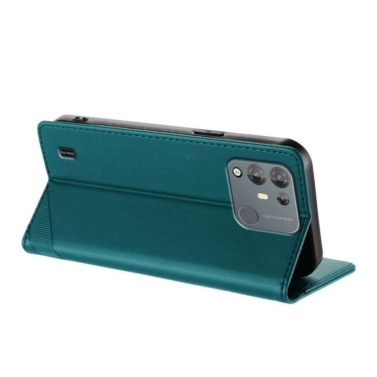 For Blackview A55 Pro Embossed Multi-functional Wallet Retro Leather Phone Case(Dark Green)