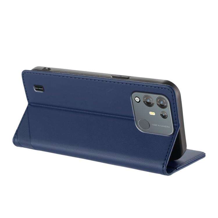 For Blackview A55 Pro Embossed Multi-functional Wallet Retro Leather Phone Case(Dark Blue)