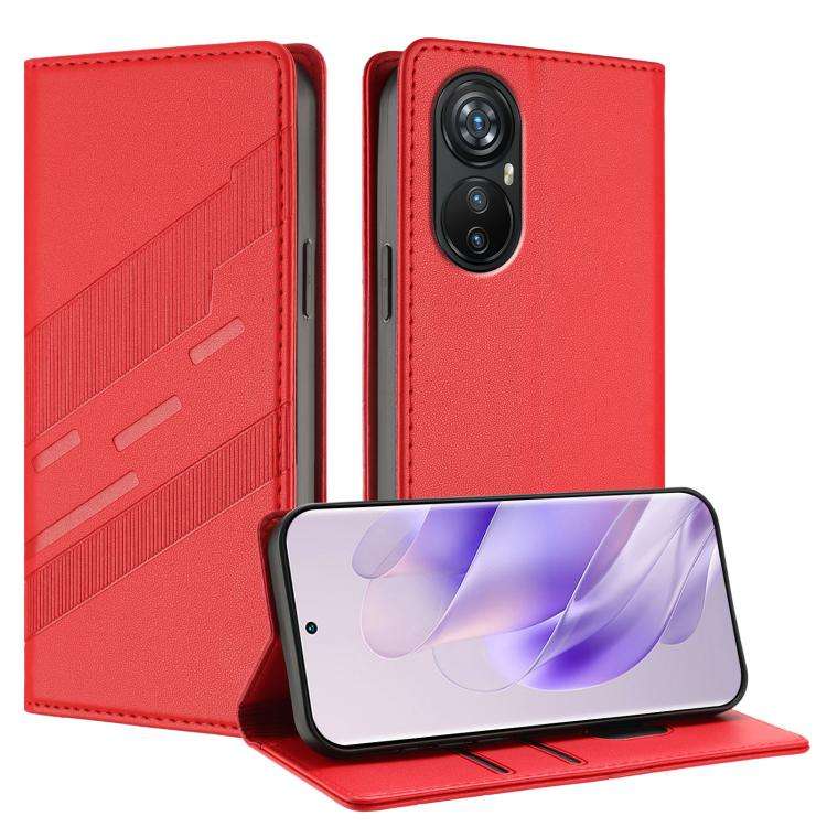 For Blackview A200 Pro Embossed Multi-functional Wallet Retro Leather Phone Case(Red)